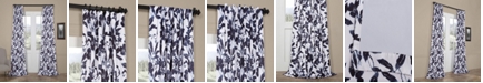 Exclusive Fabrics & Furnishings Hibiscus Blackout 50" x 96" Curtain Panel